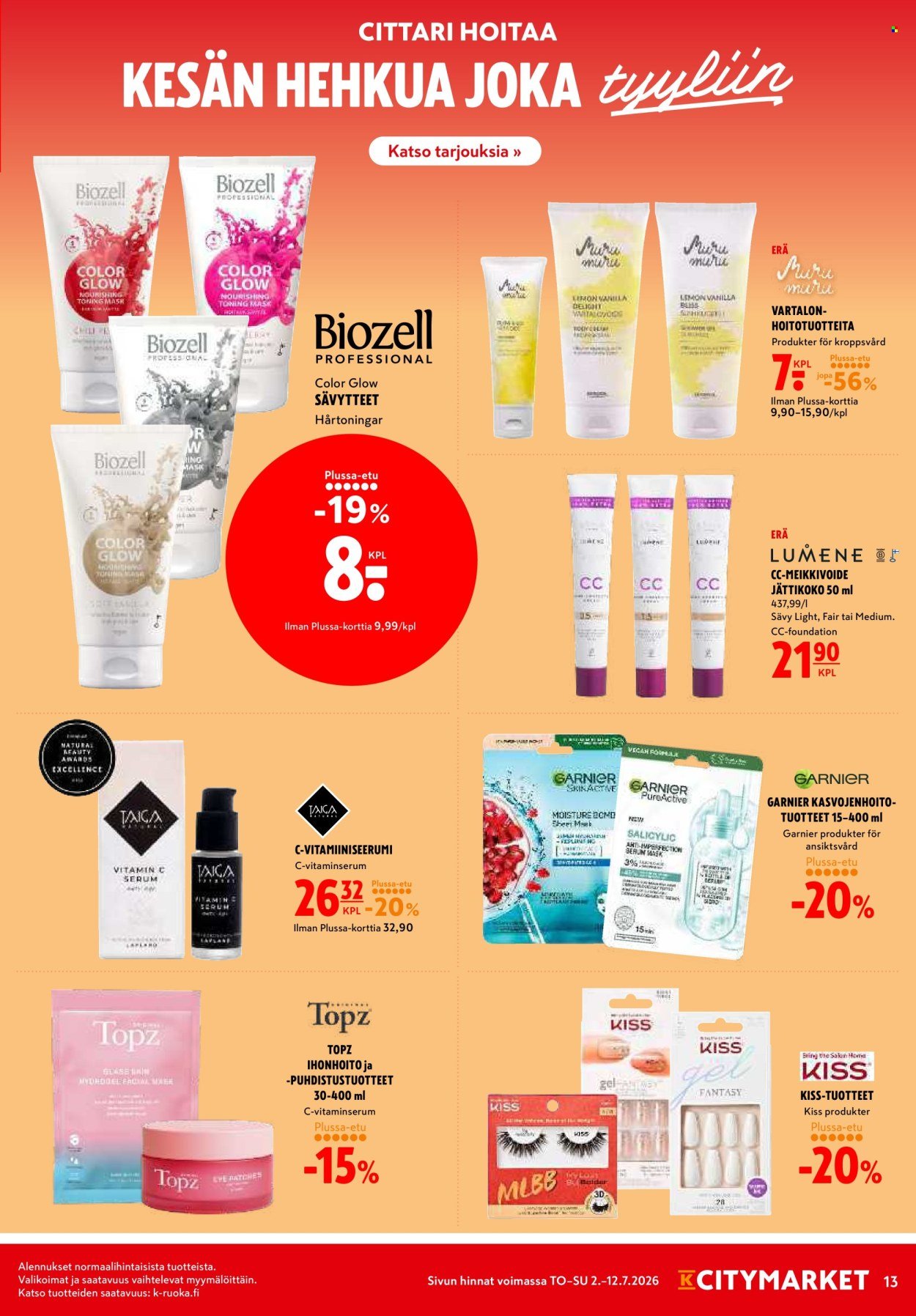 K-CITYMARKET tarjoukset - Alkaen TO 2.7.2026