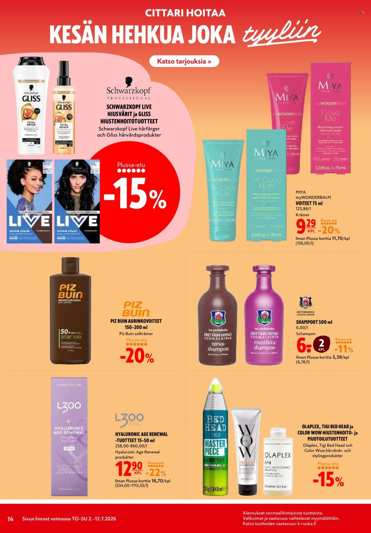 K-CITYMARKET tarjoukset - Alkaen TO 2.7.2026