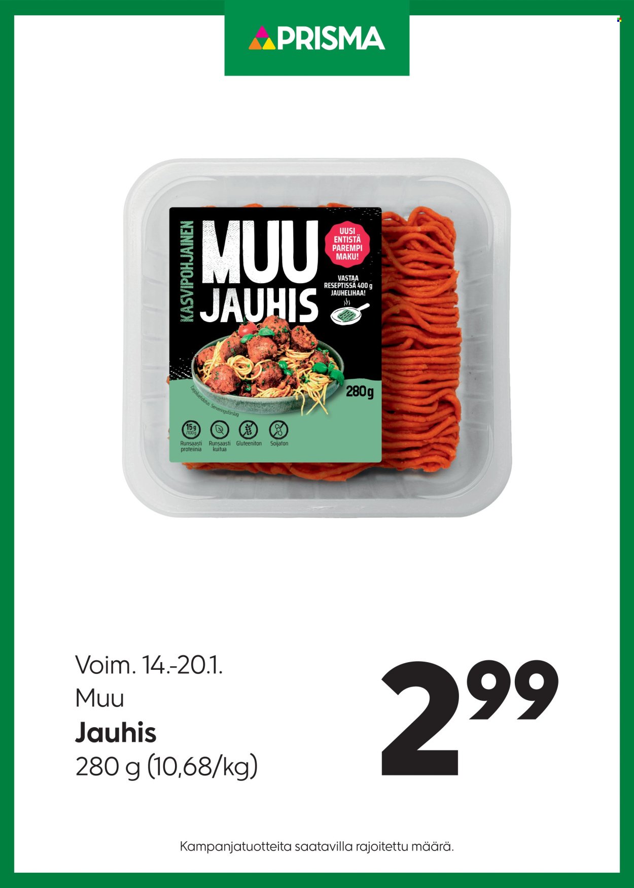 PRISMA tarjoukset - Alkaen KE 14.1.2026