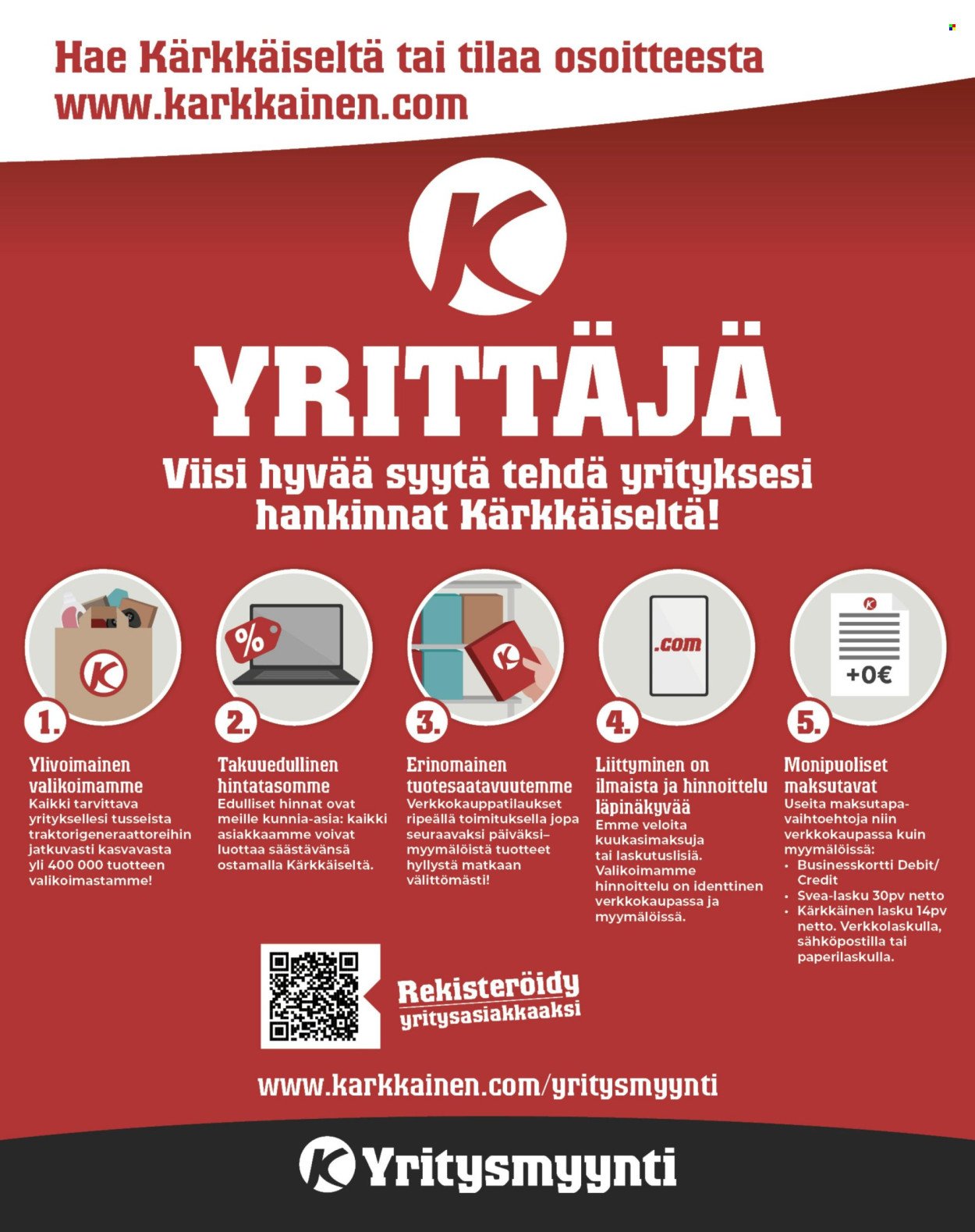 KÄRKKÄINEN tarjoukset - Viikko # 21 Toukokuu 2026