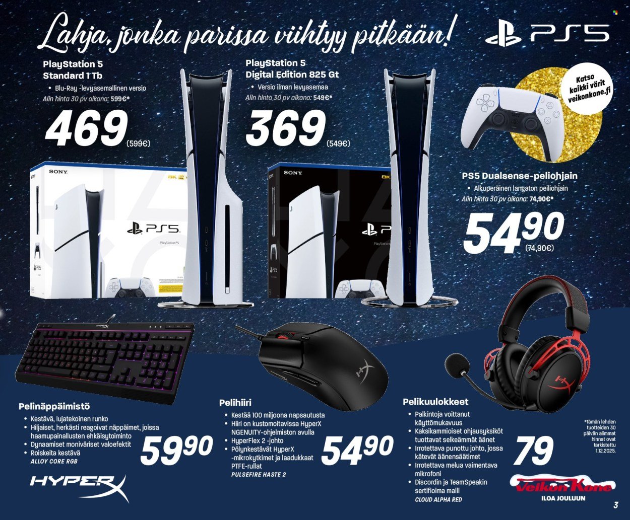 VEIKON KONE tarjoukset - Alkaen TI 9.12.2025