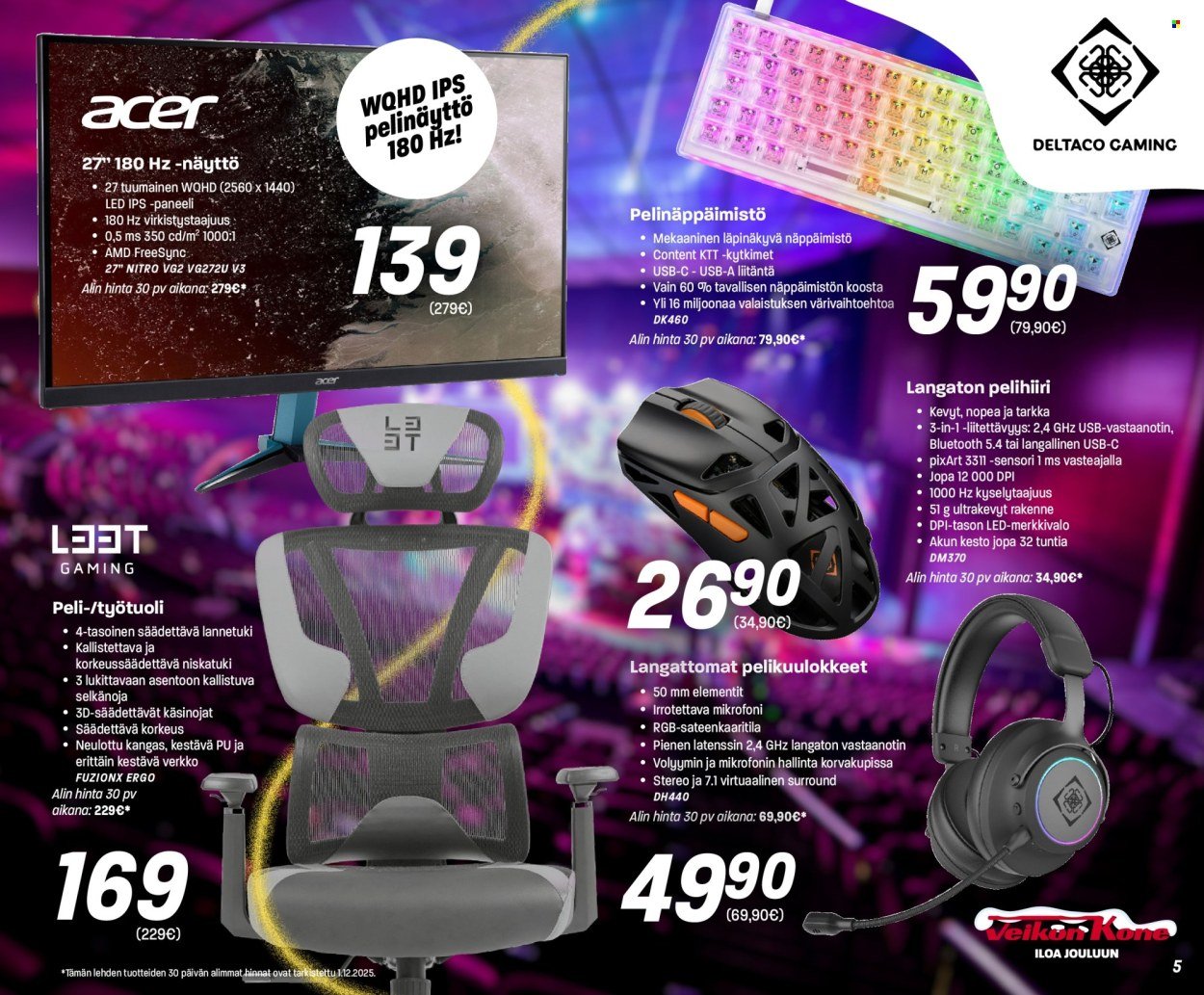 VEIKON KONE tarjoukset - Alkaen TI 9.12.2025