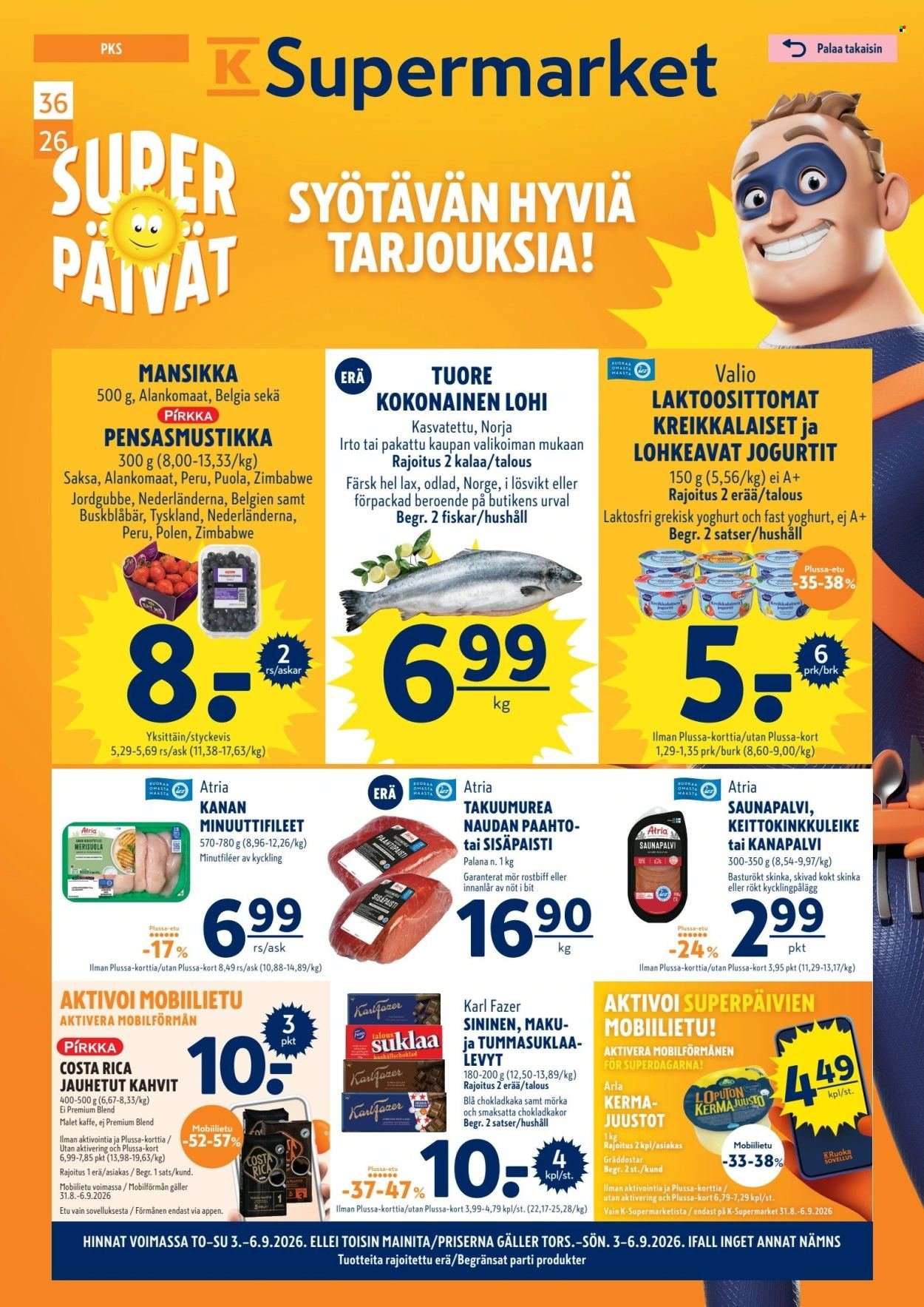K-SUPERMARKET tarjoukset - Syötävän hyviä tarjouksia