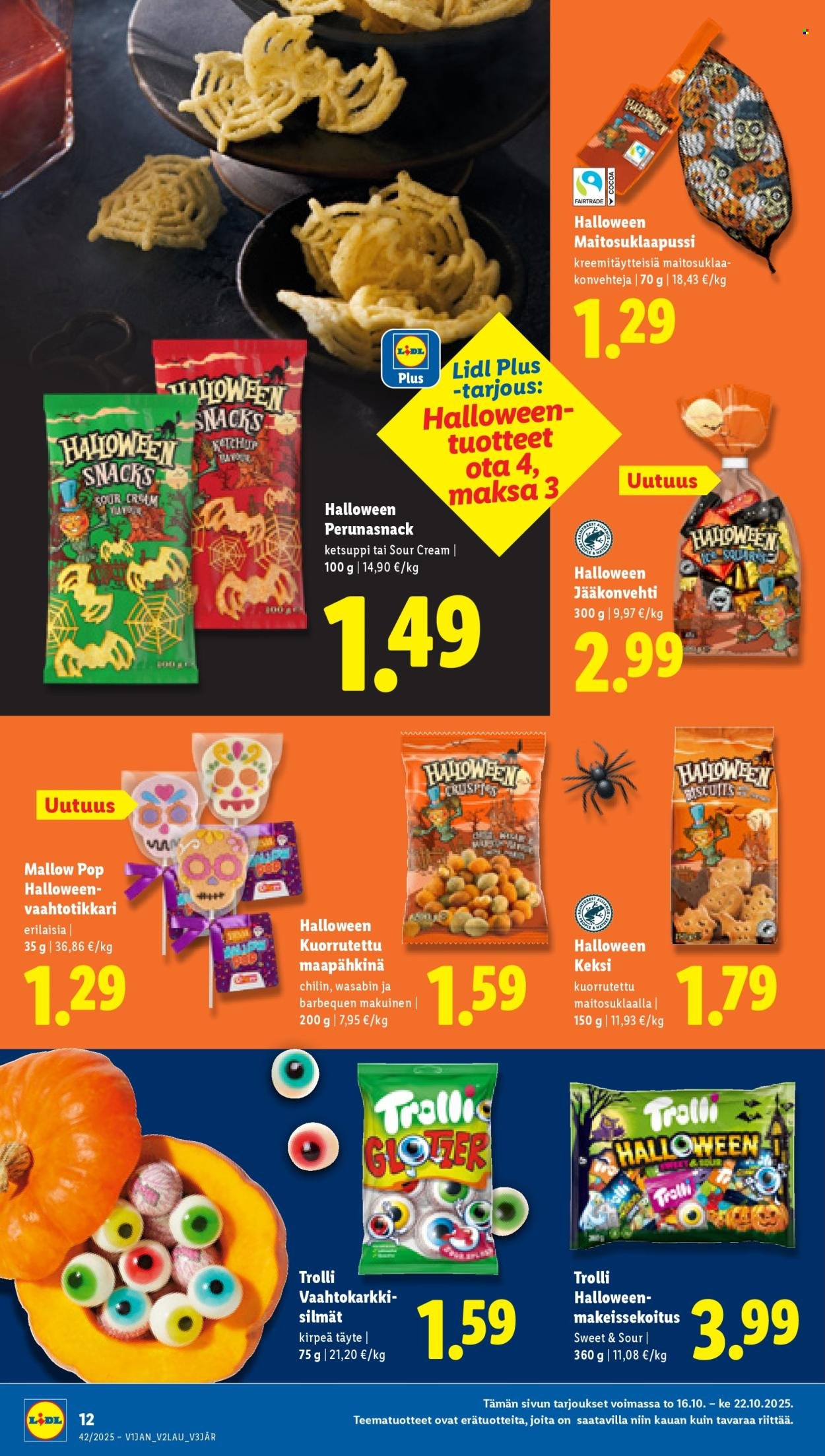LIDL tarjoukset - Alkaen TO 16.10.2025 (2025-10-16 - 2025-10-22)