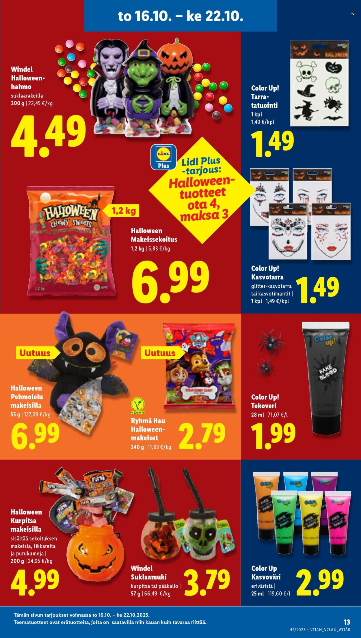 LIDL tarjoukset - Alkaen TO 16.10.2025 (2025-10-16 - 2025-10-22)