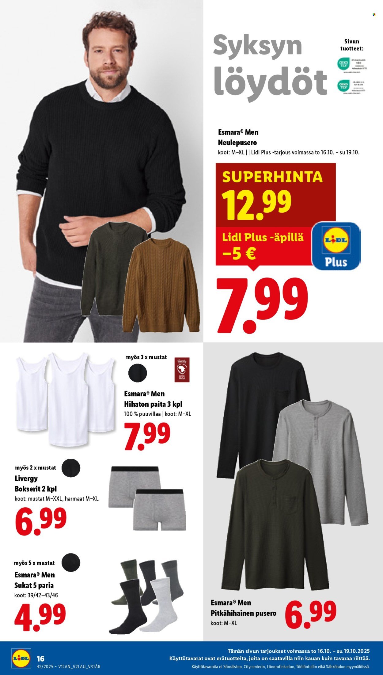 LIDL tarjoukset - Alkaen TO 16.10.2025 (2025-10-16 - 2025-10-22)