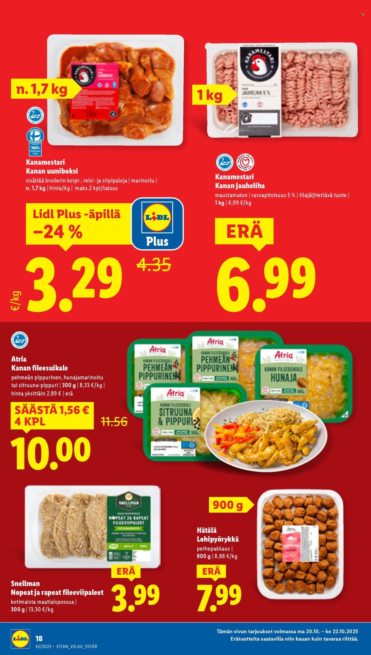 LIDL tarjoukset - Alkaen TO 16.10.2025 (2025-10-16 - 2025-10-22)