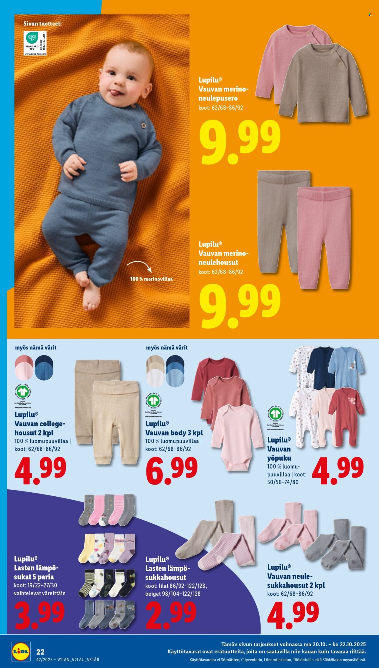 LIDL tarjoukset - Alkaen TO 16.10.2025 (2025-10-16 - 2025-10-22)