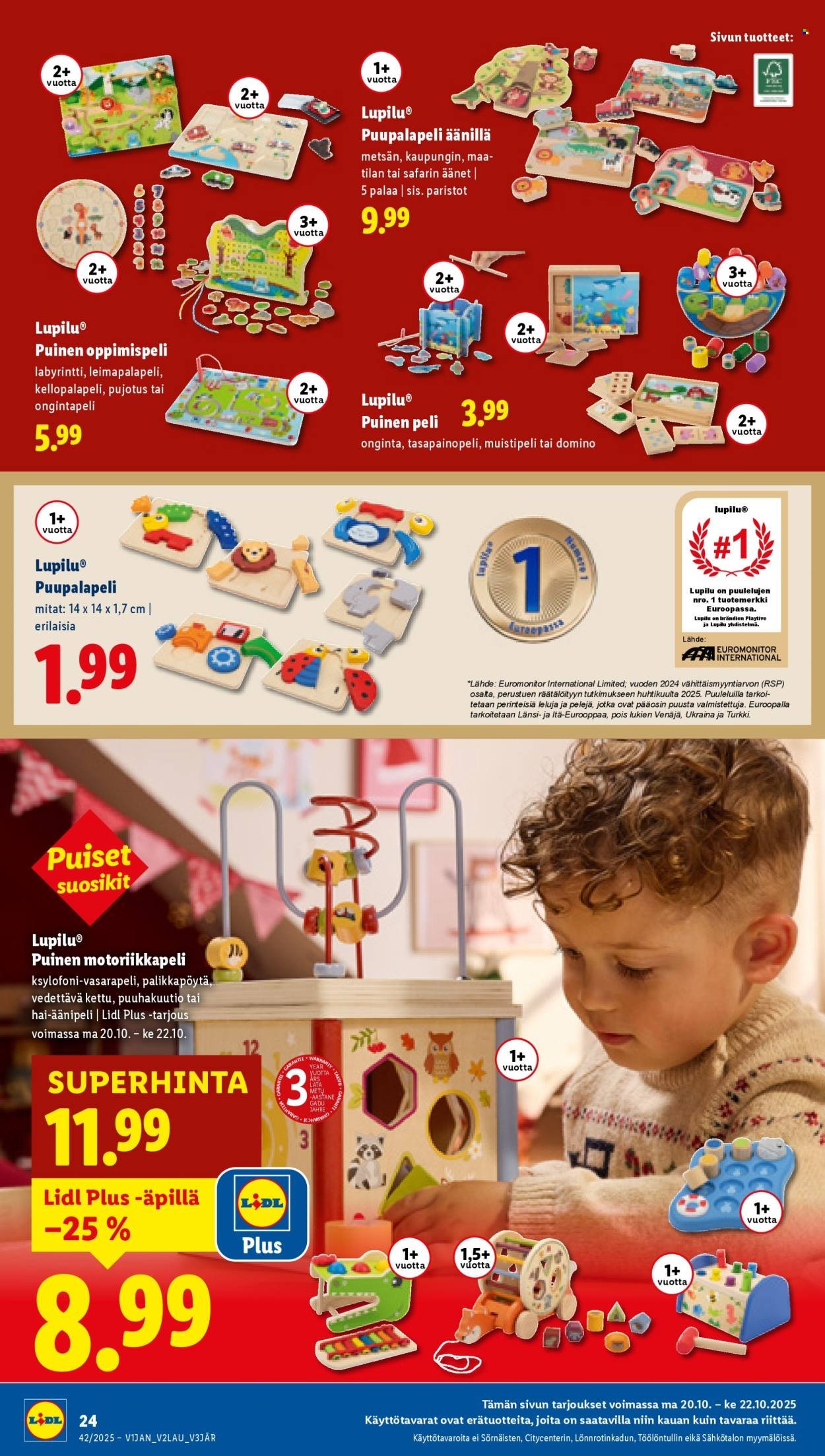 LIDL tarjoukset - Alkaen TO 16.10.2025 (2025-10-16 - 2025-10-22)