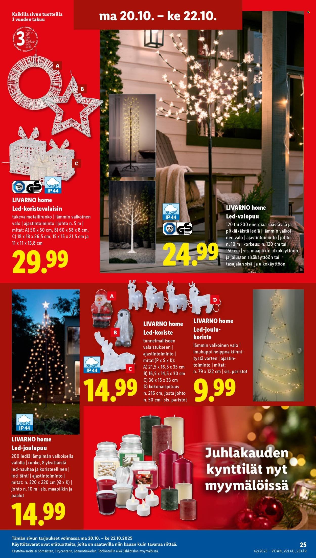 LIDL tarjoukset - Alkaen TO 16.10.2025 (2025-10-16 - 2025-10-22)