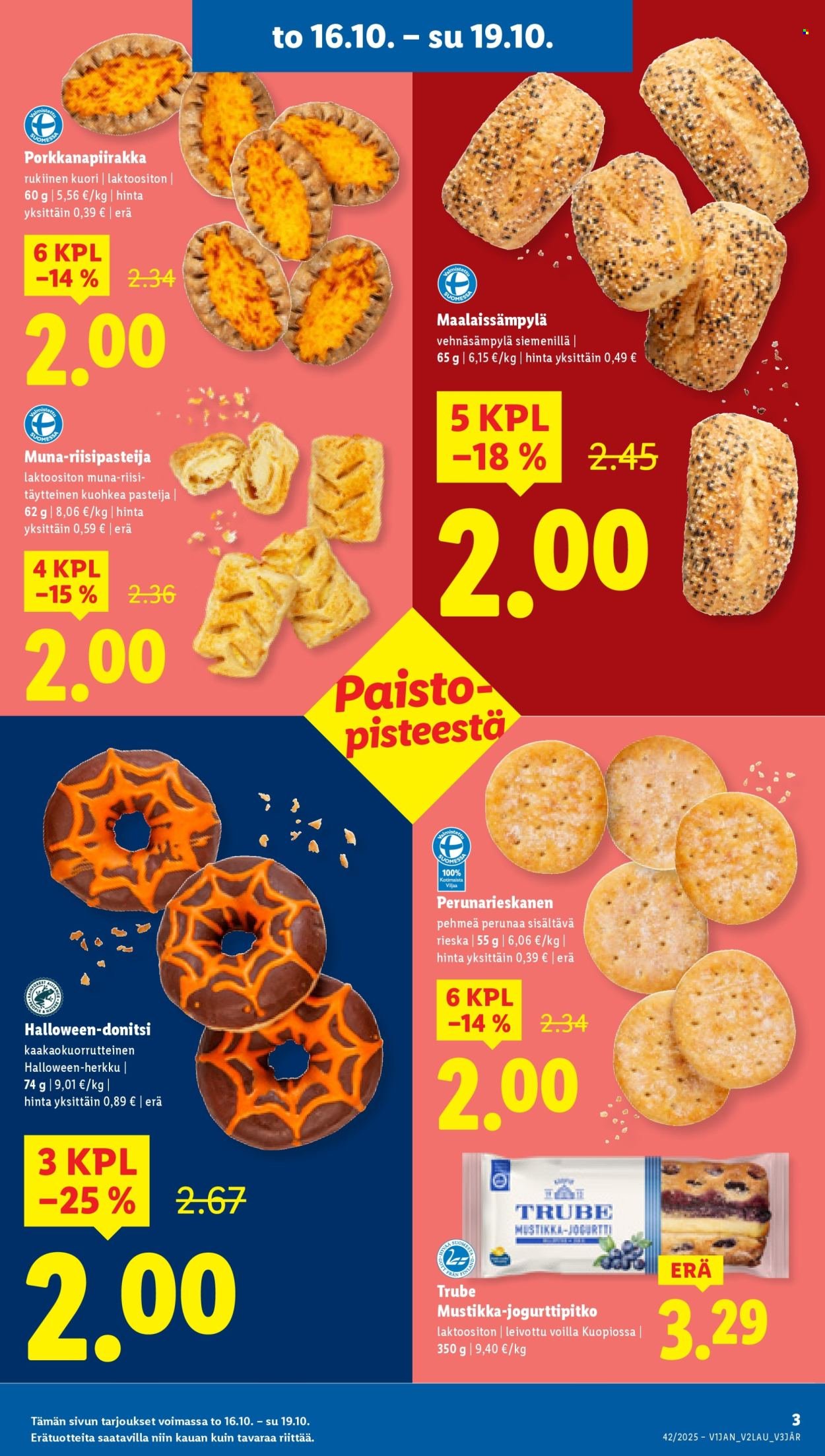 LIDL tarjoukset - Alkaen TO 16.10.2025 (2025-10-16 - 2025-10-22)