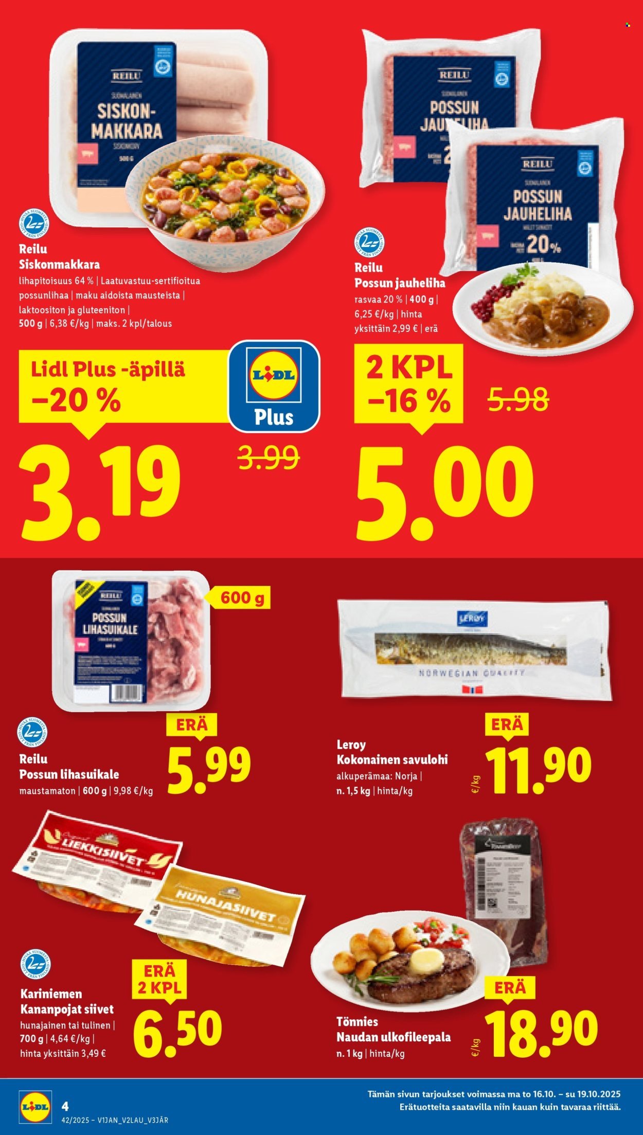 LIDL tarjoukset - Alkaen TO 16.10.2025 (2025-10-16 - 2025-10-22)