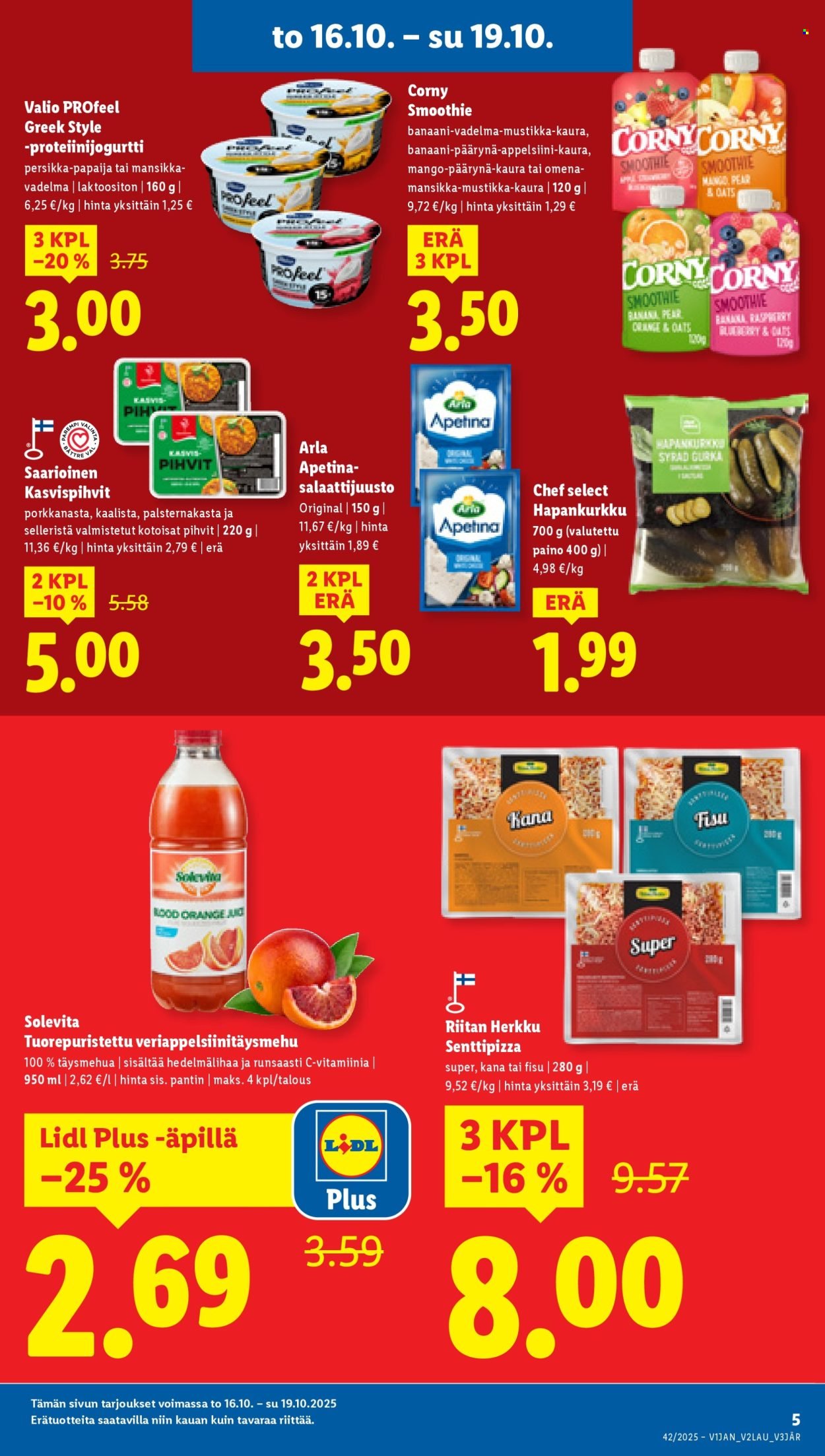 LIDL tarjoukset - Alkaen TO 16.10.2025 (2025-10-16 - 2025-10-22)