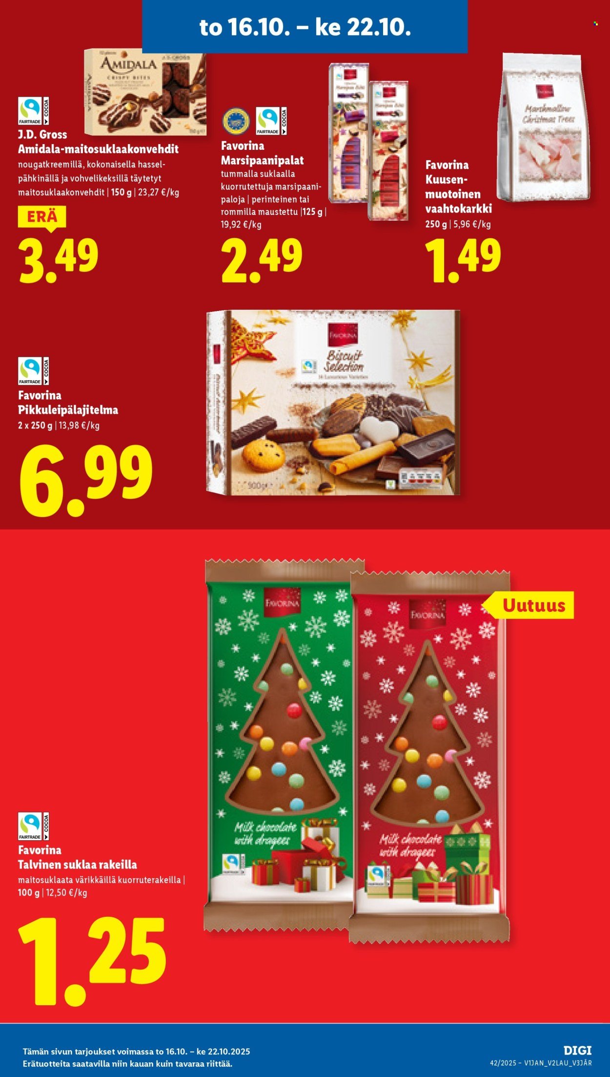 LIDL tarjoukset - Alkaen TO 16.10.2025 (2025-10-16 - 2025-10-22)