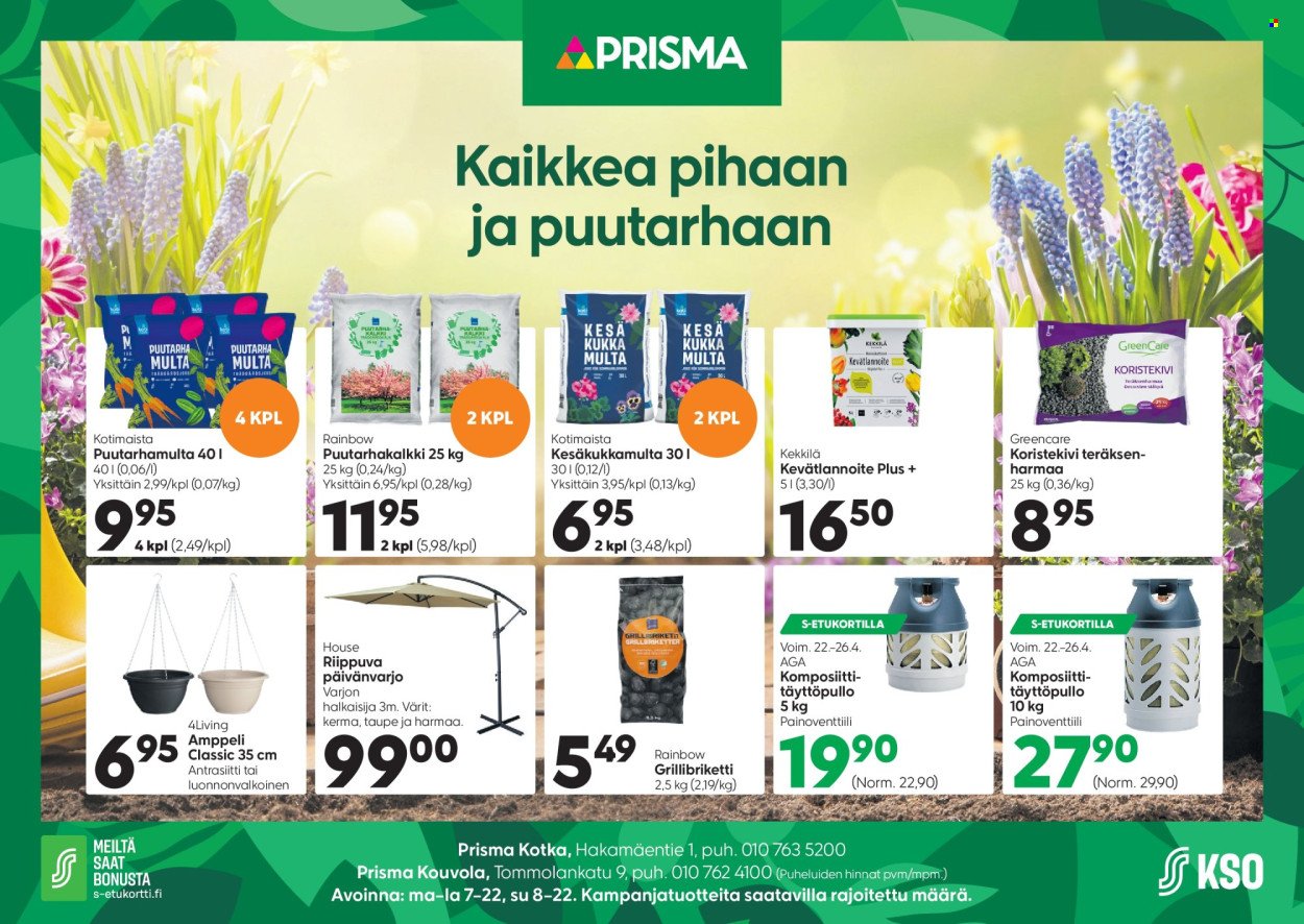 PRISMA tarjoukset - Alkaen KE 22.4.2026