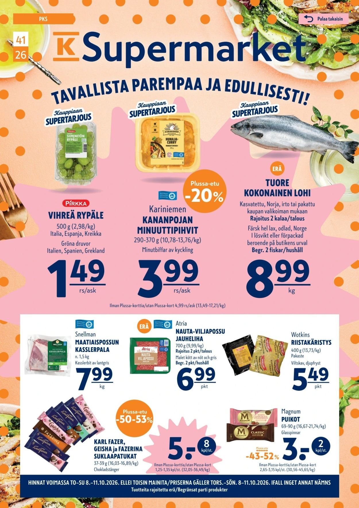 K-SUPERMARKET tarjoukset - Tavallista parempaa ja edullisesti