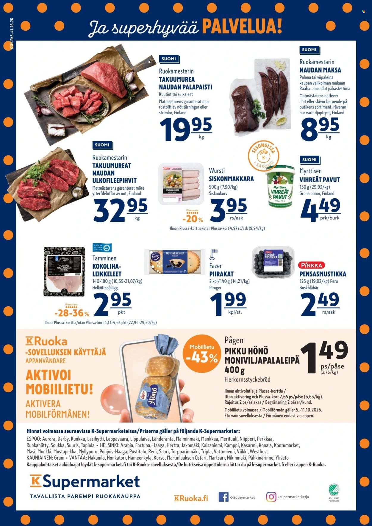 K-SUPERMARKET tarjoukset - Tavallista parempaa ja edullisesti