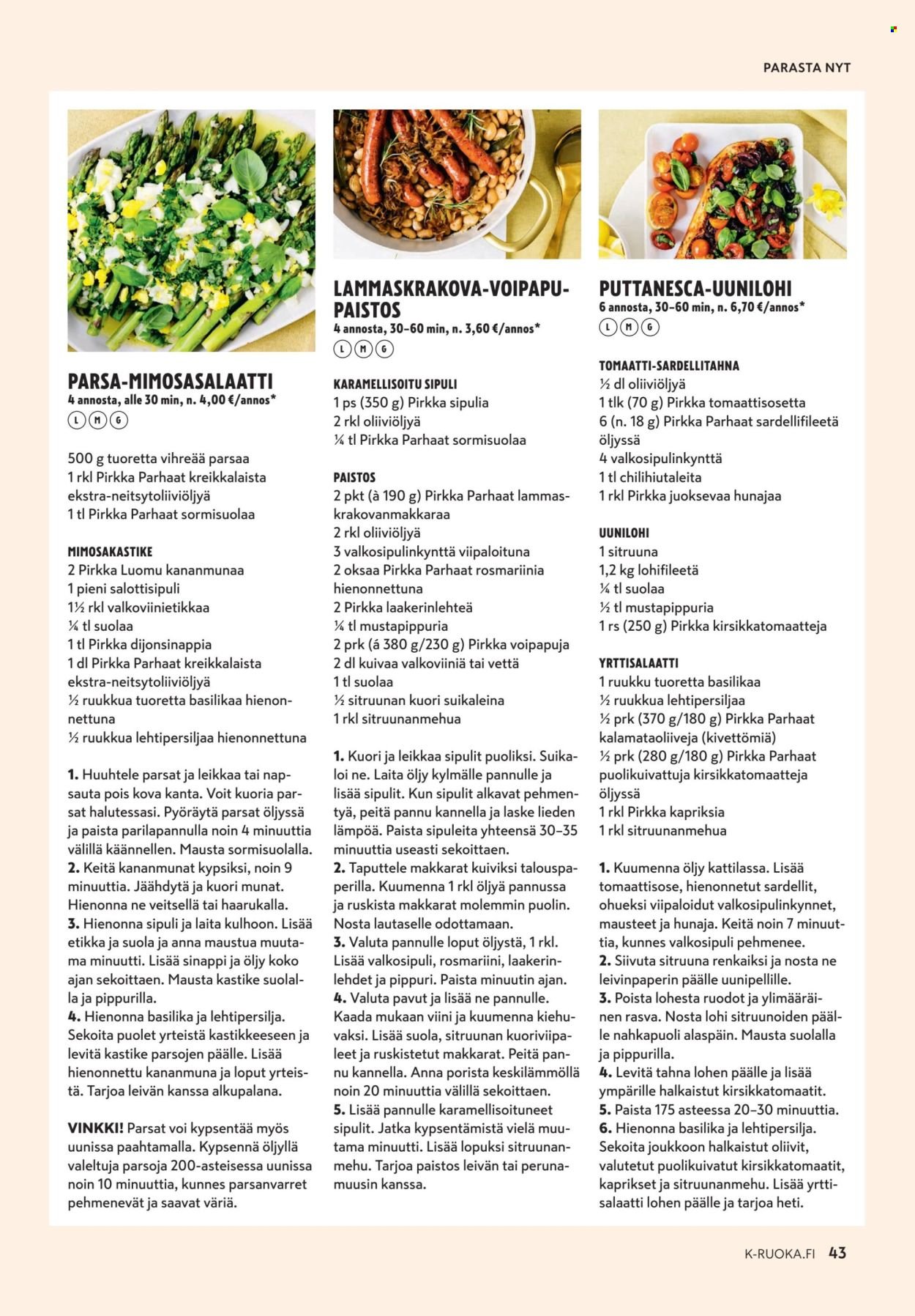 K-MARKET tarjoukset - K-Ruoka