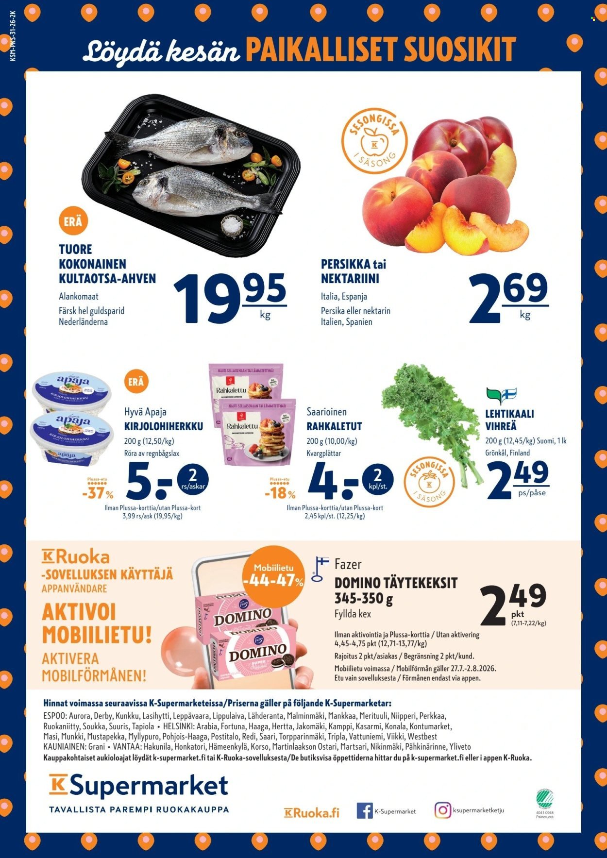 K-SUPERMARKET tarjoukset - Edullisesti kauppareissuun