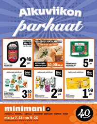 MINIMANI tarjoukset - Alkaen MA 28.9.2026