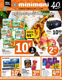 MINIMANI tarjoukset - Alkaen KE 7.10.2026