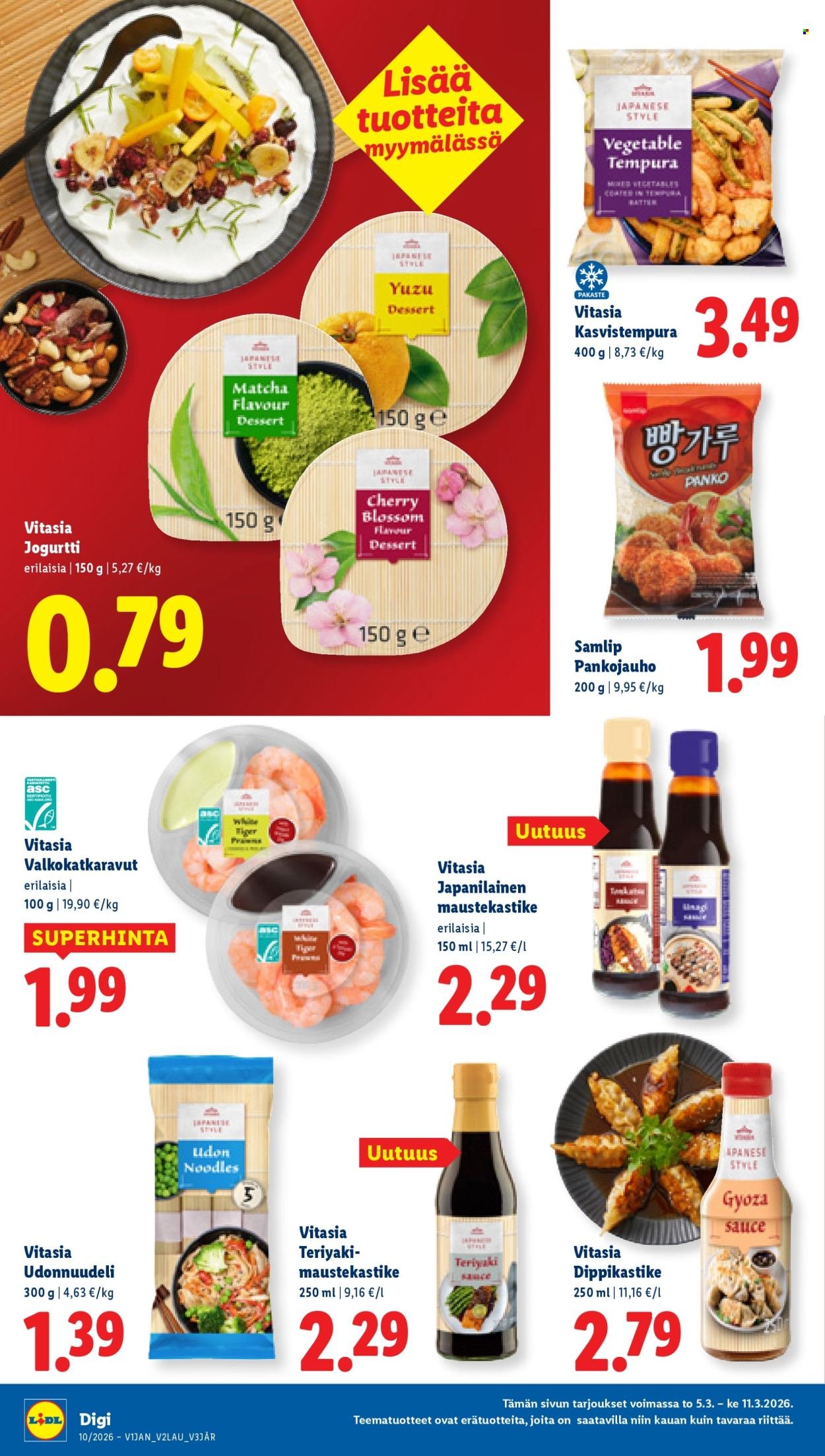 LIDL tarjoukset - Alkaen TO 5.3.2026