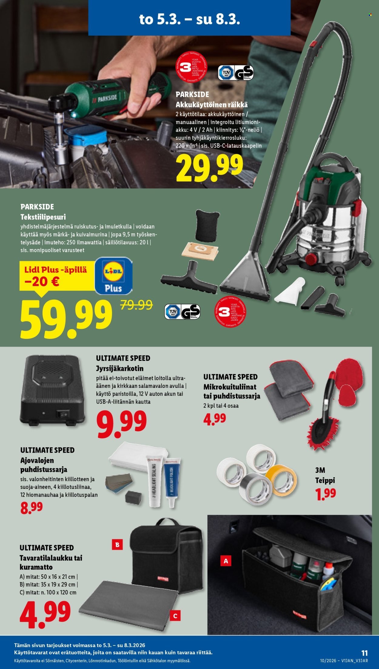 LIDL tarjoukset - Alkaen TO 5.3.2026