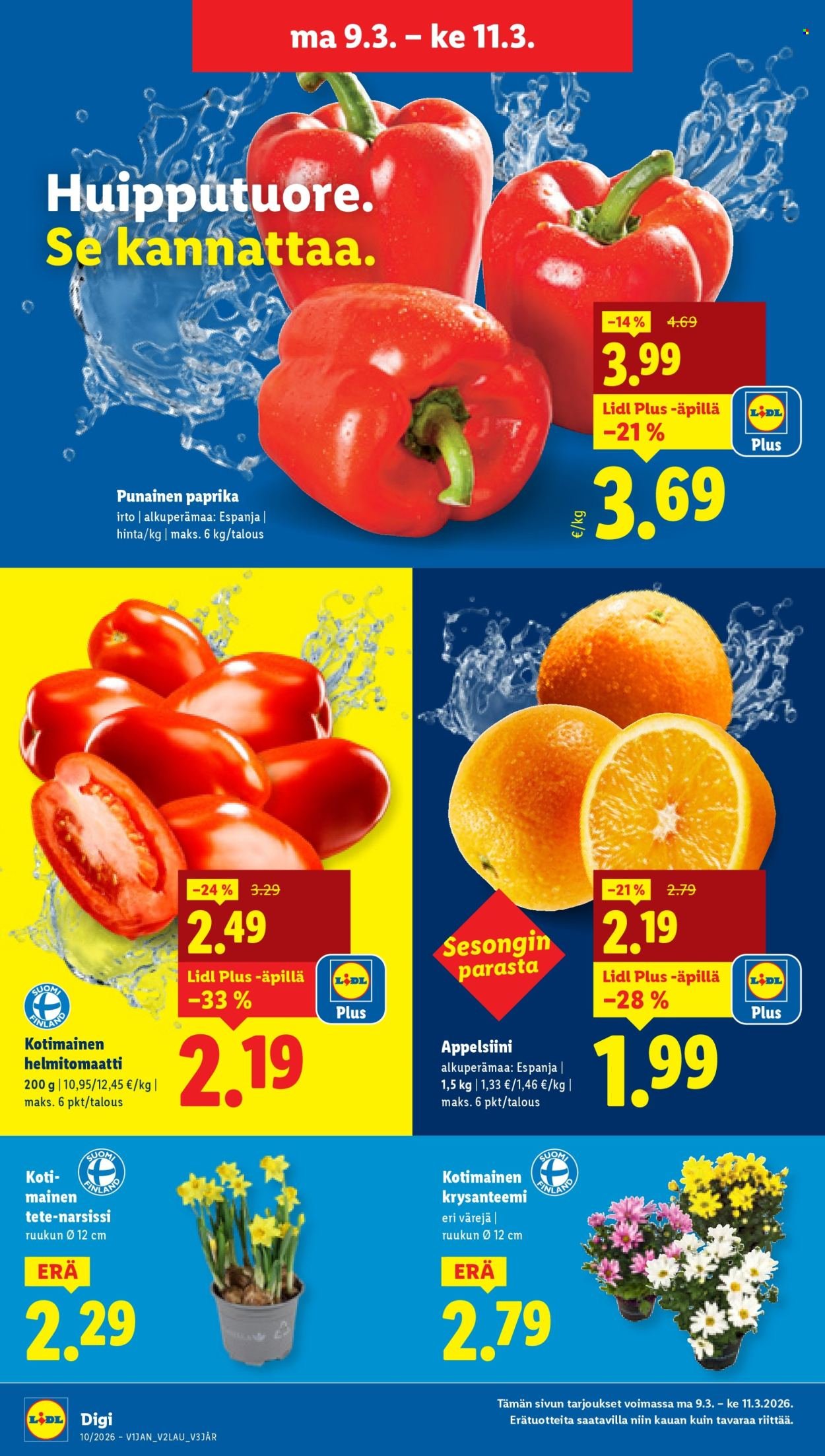 LIDL tarjoukset - Alkaen TO 5.3.2026