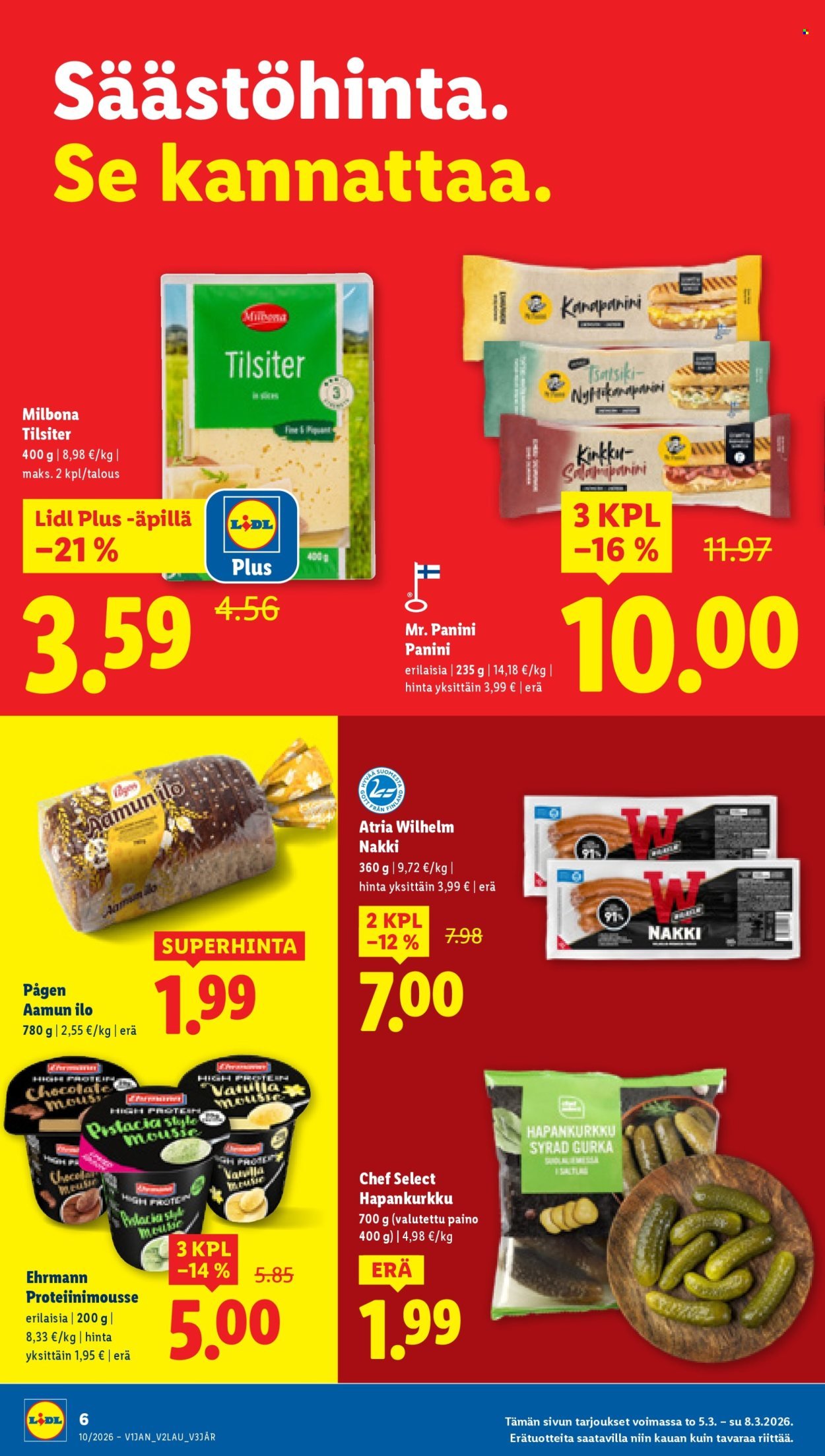 LIDL tarjoukset - Alkaen TO 5.3.2026