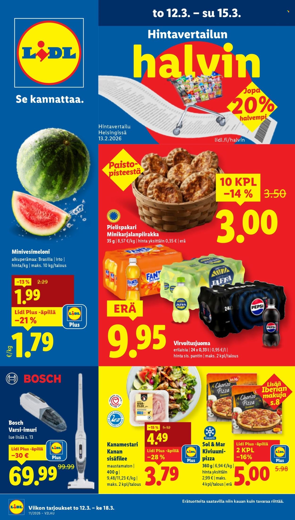 LIDL tarjoukset - Alkaen TO 12.3.2026