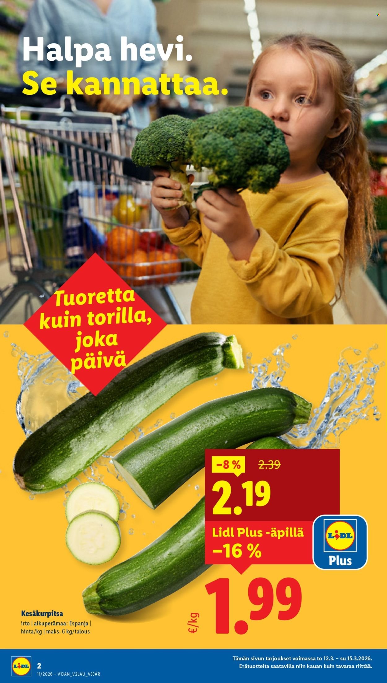 LIDL tarjoukset - Alkaen TO 12.3.2026