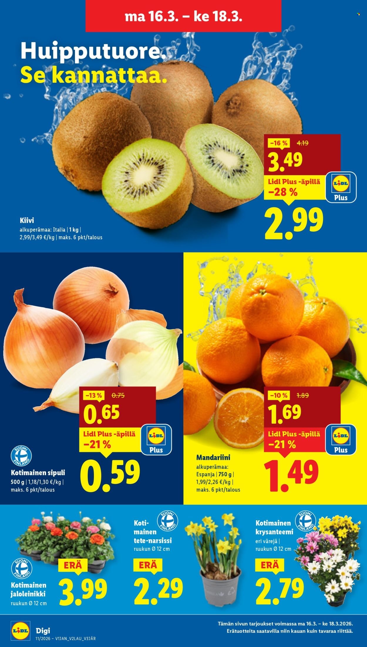LIDL tarjoukset - Alkaen TO 12.3.2026