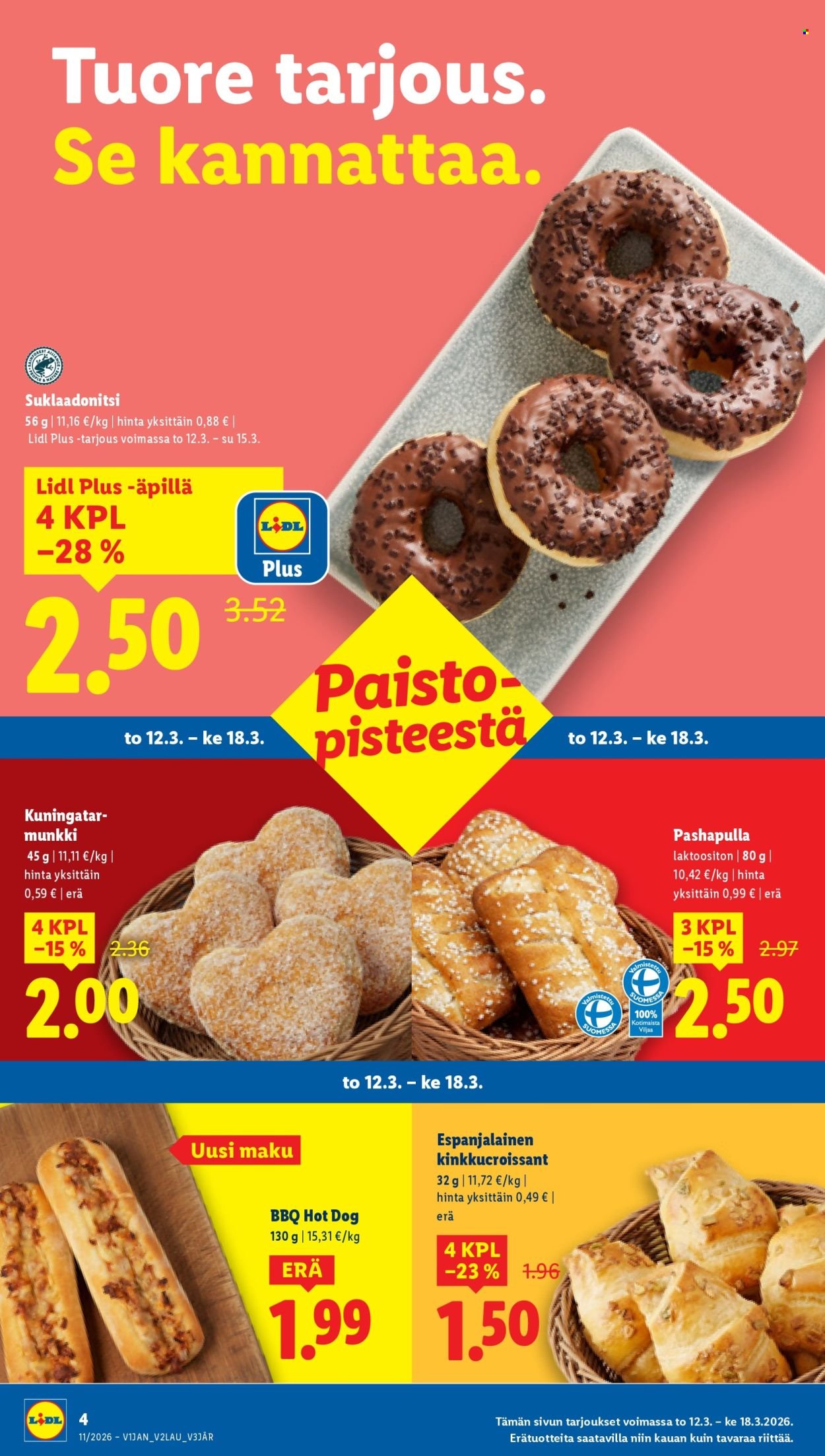 LIDL tarjoukset - Alkaen TO 12.3.2026