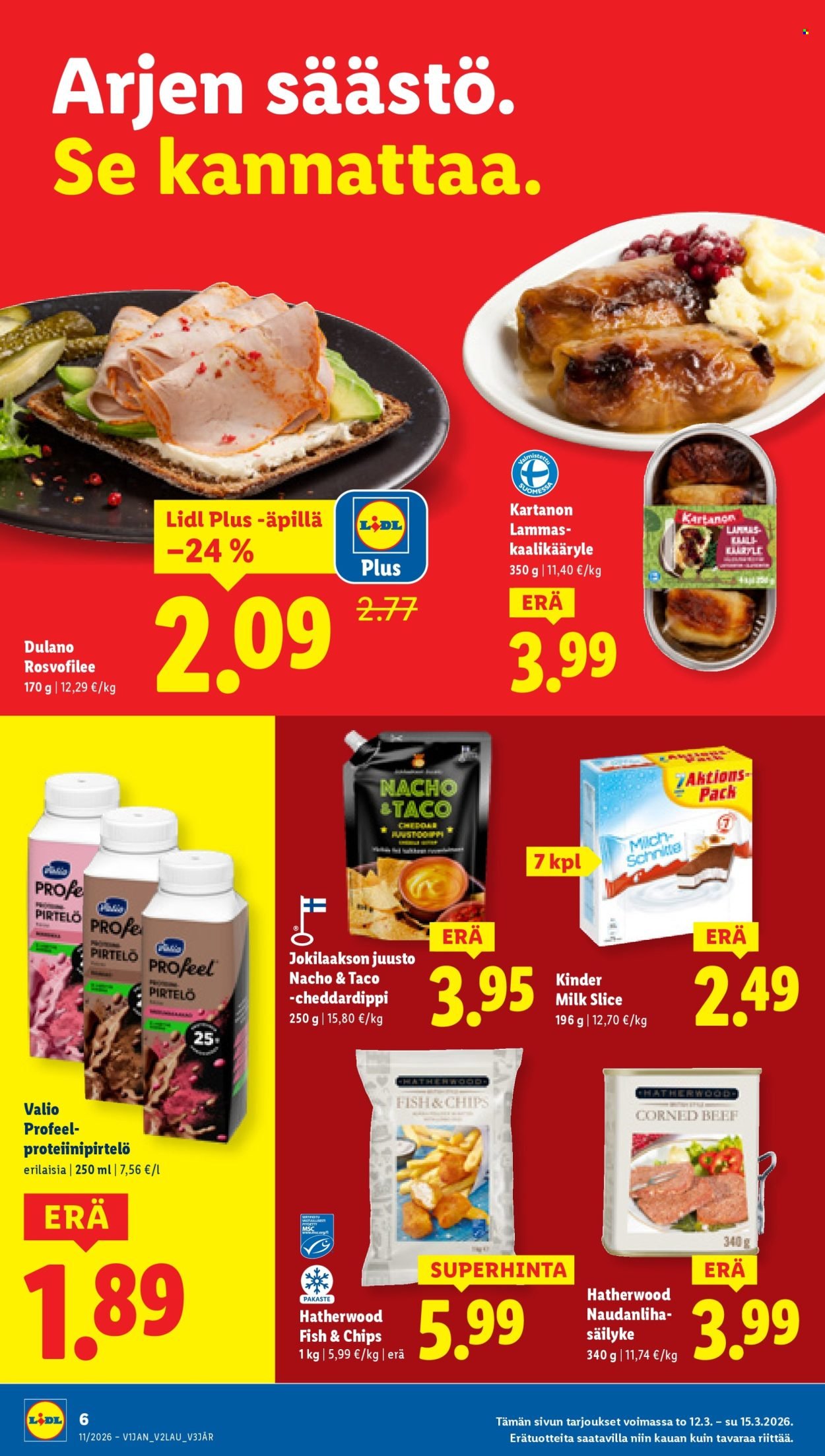 LIDL tarjoukset - Alkaen TO 12.3.2026