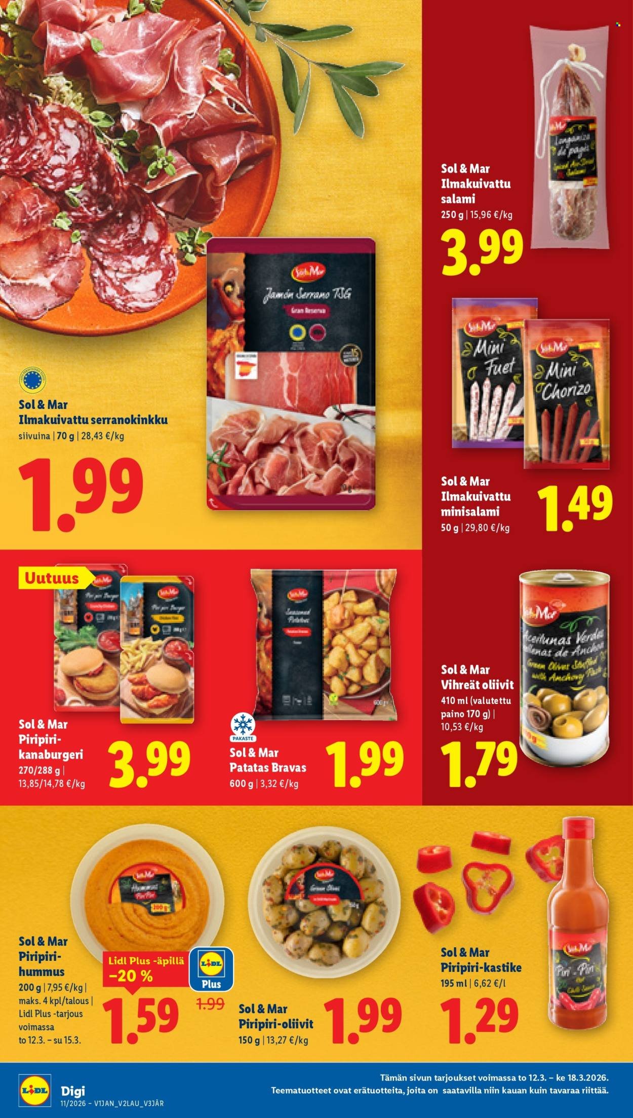 LIDL tarjoukset - Alkaen TO 12.3.2026