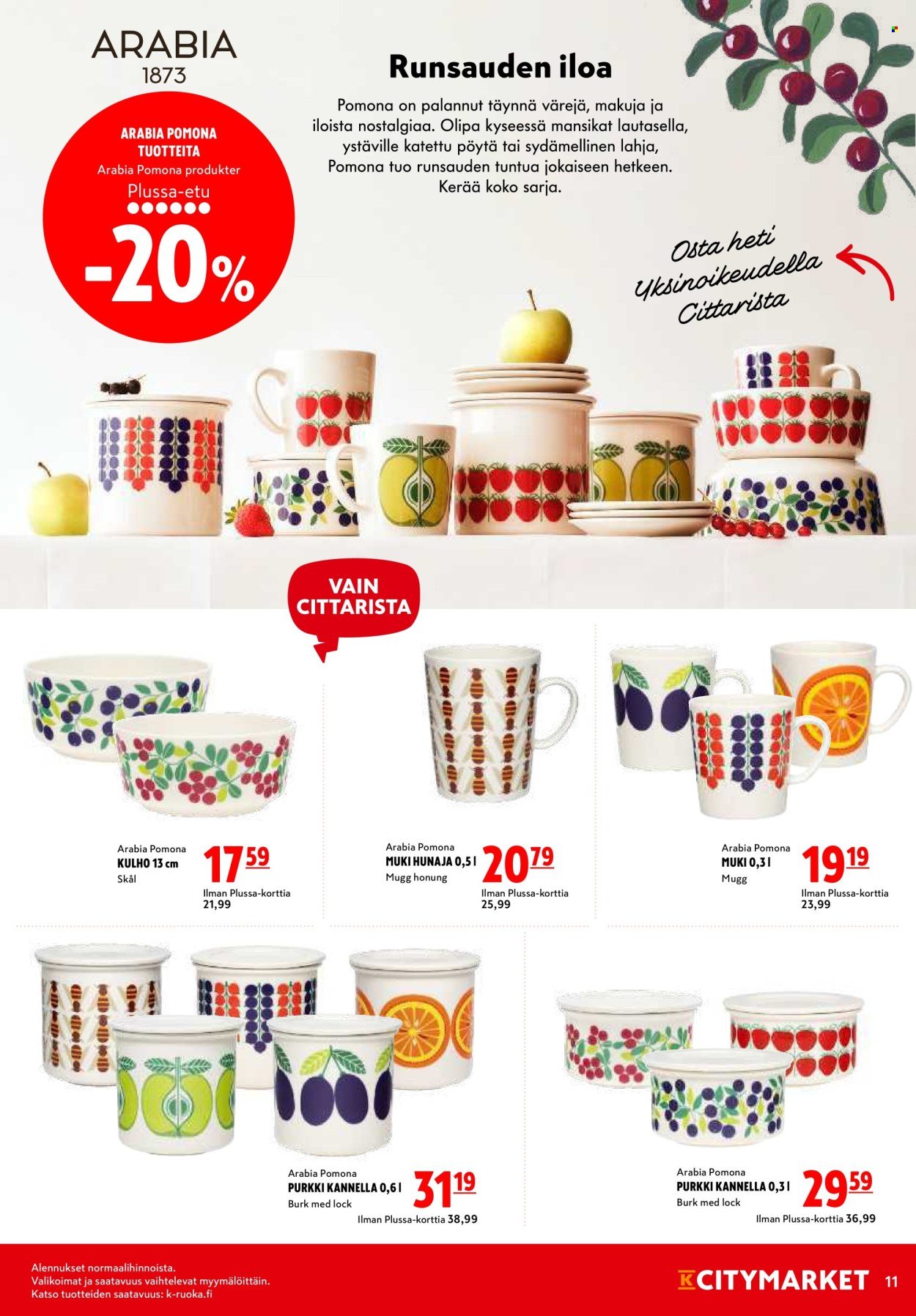 K-CITYMARKET tarjoukset - Alkaen MA 19.10.2026