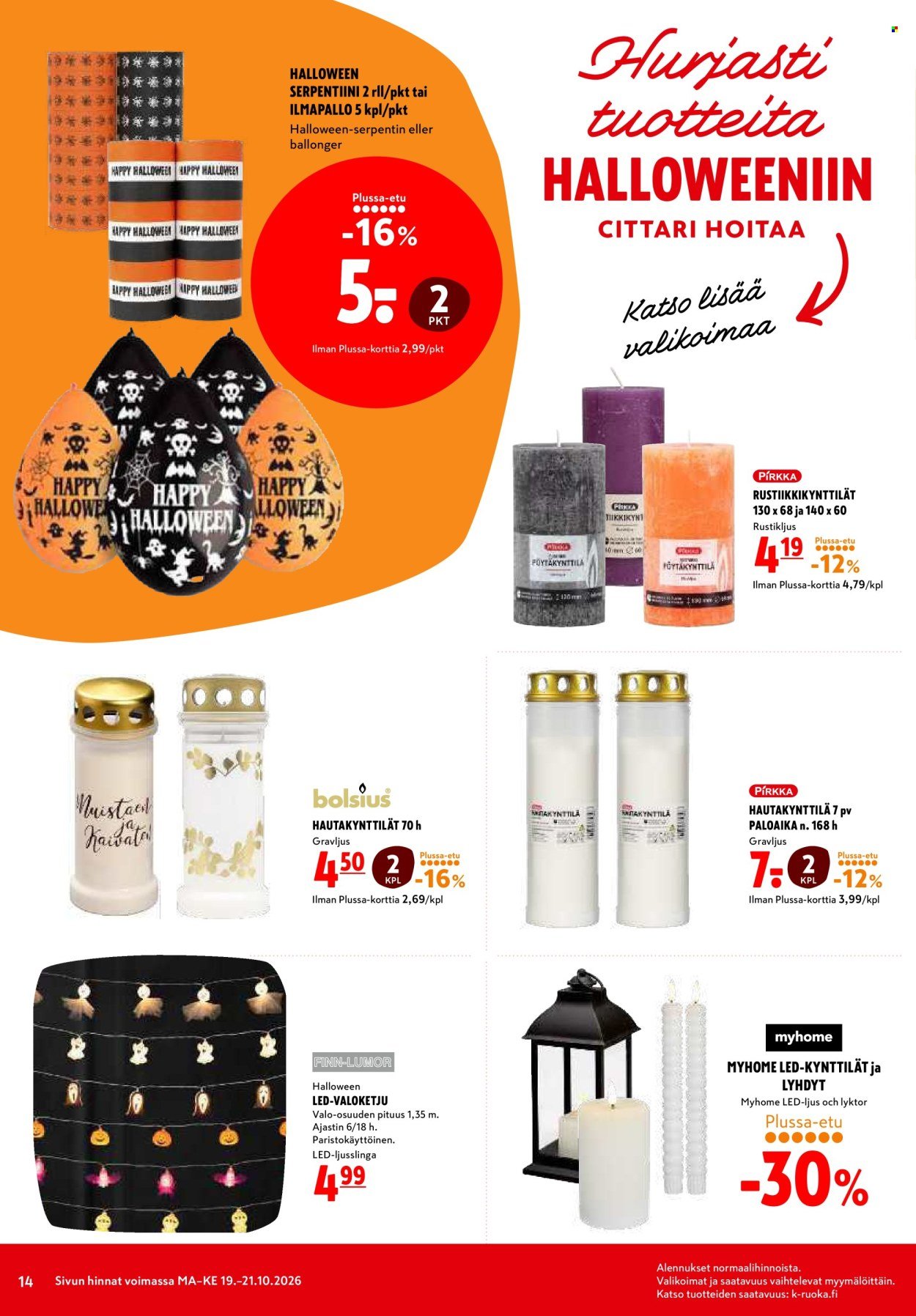 K-CITYMARKET tarjoukset - Alkaen MA 19.10.2026