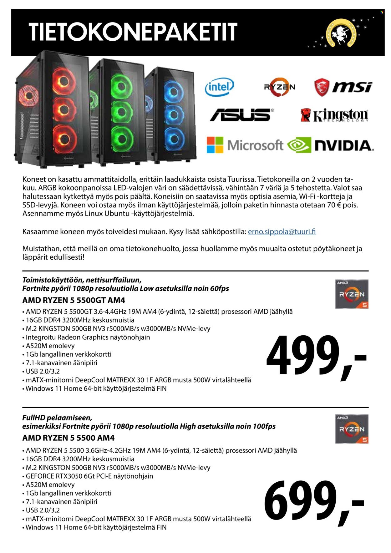 TUURI tarjoukset - Tammikuu 2026