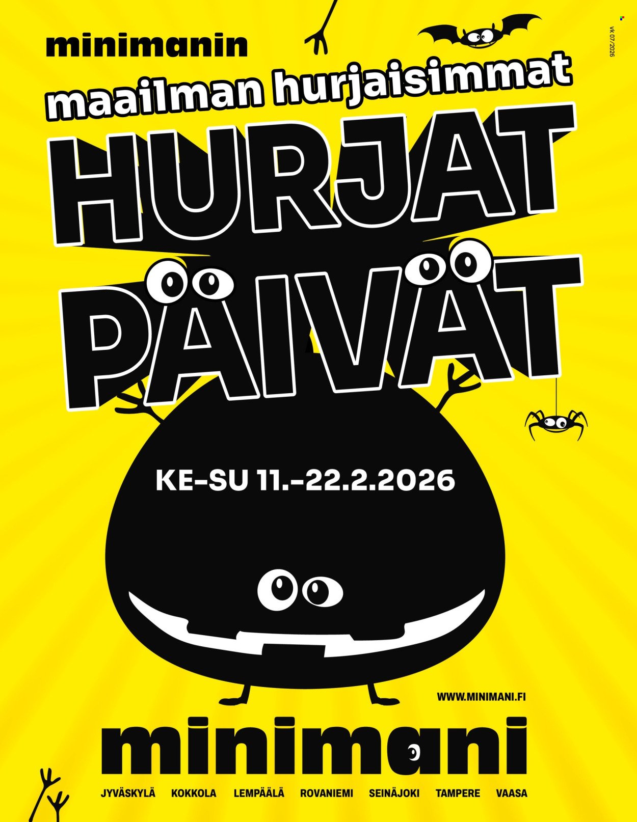 MINIMANI tarjoukset - Alkaen KE 11.2.2026