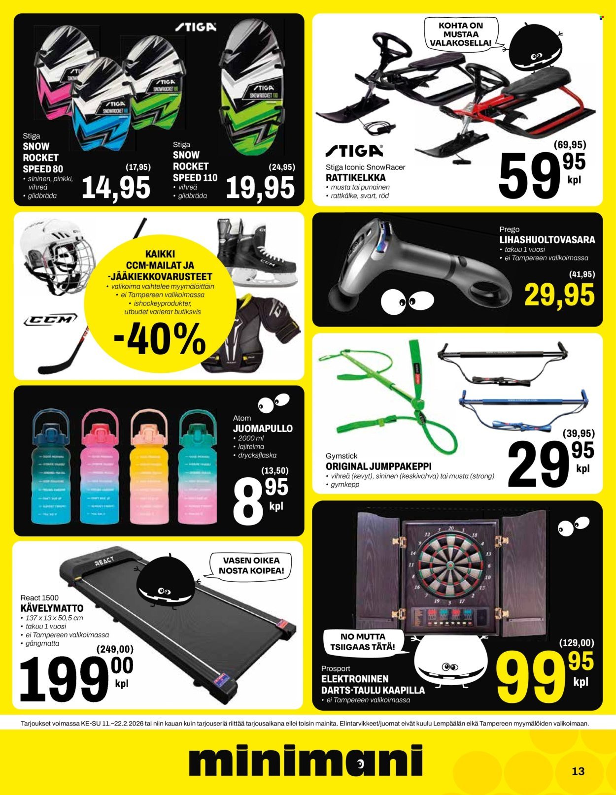 MINIMANI tarjoukset - Alkaen KE 11.2.2026