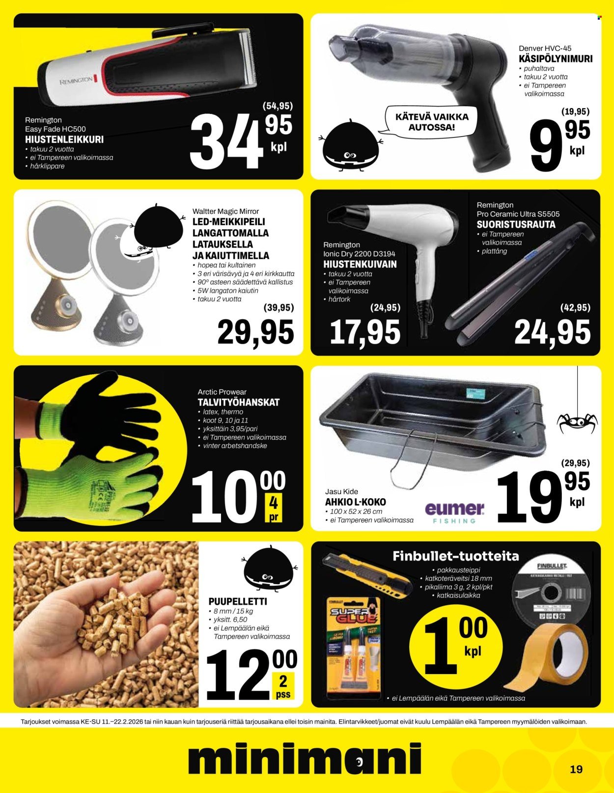 MINIMANI tarjoukset - Alkaen KE 11.2.2026