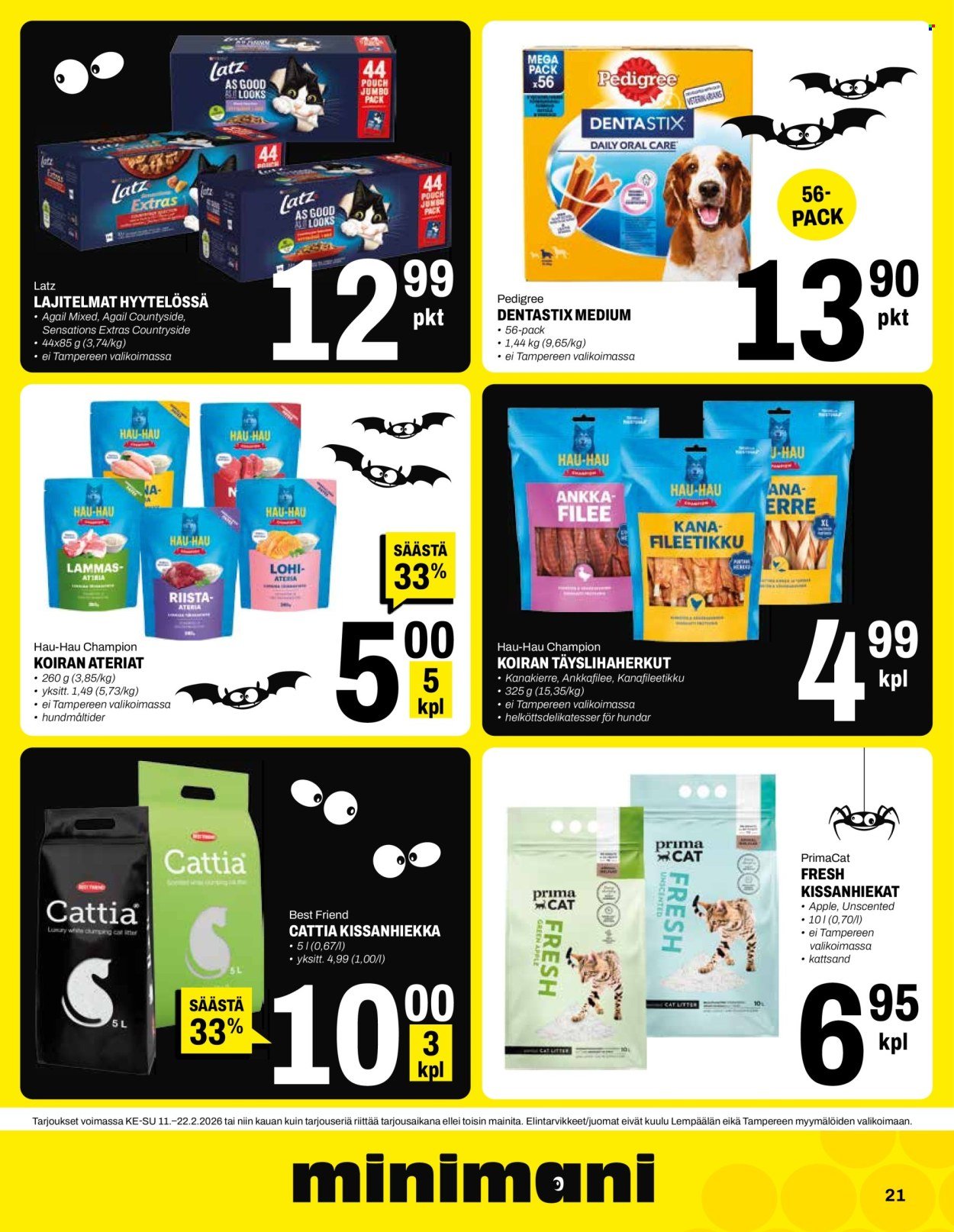 MINIMANI tarjoukset - Alkaen KE 11.2.2026