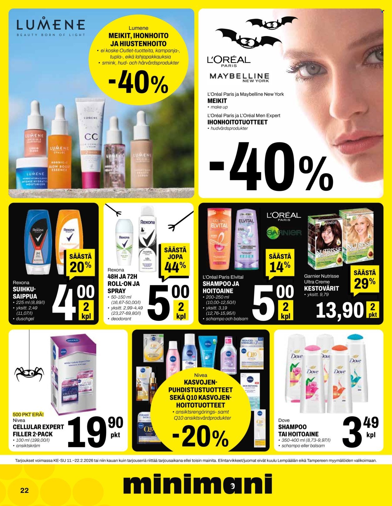 MINIMANI tarjoukset - Alkaen KE 11.2.2026