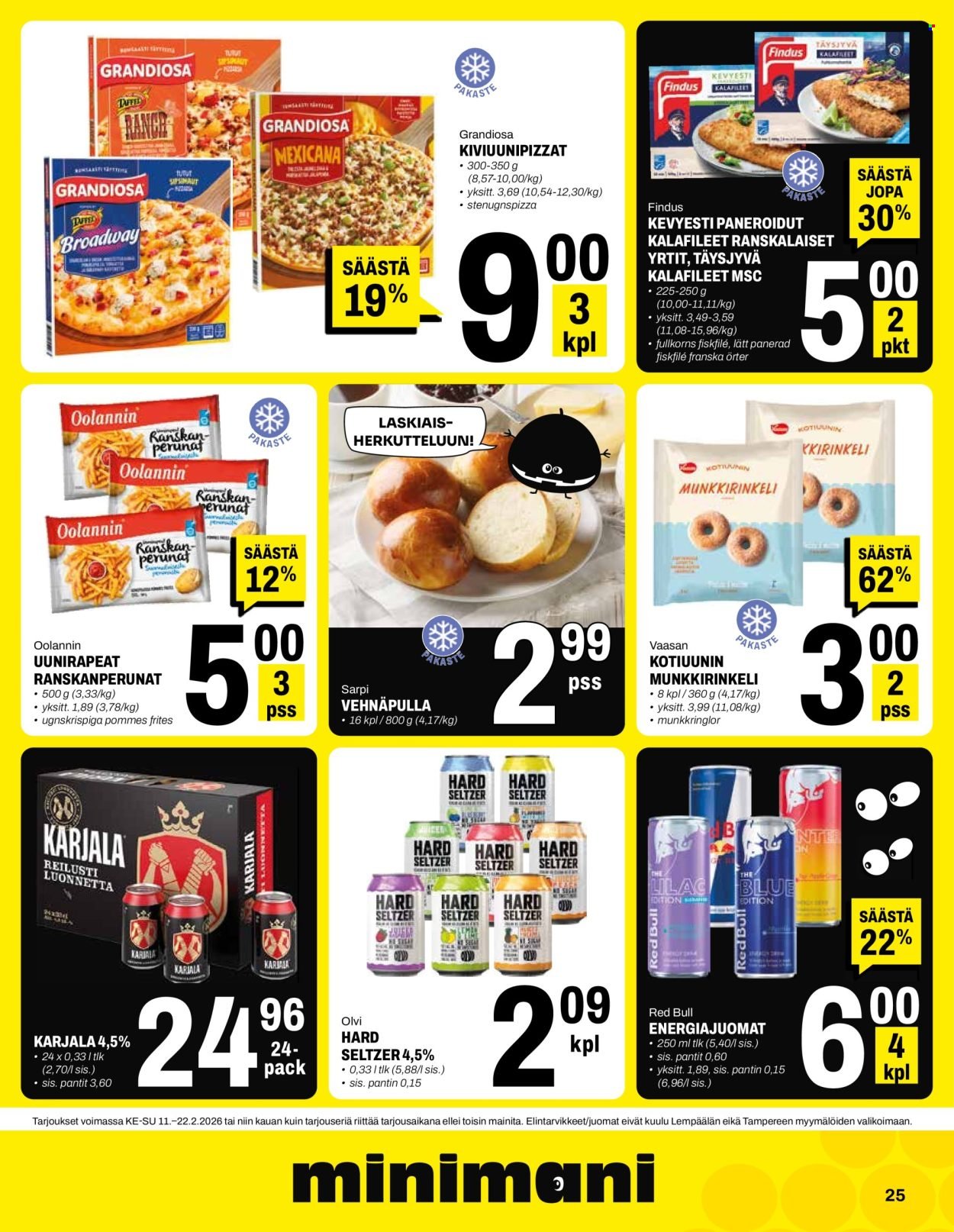 MINIMANI tarjoukset - Alkaen KE 11.2.2026