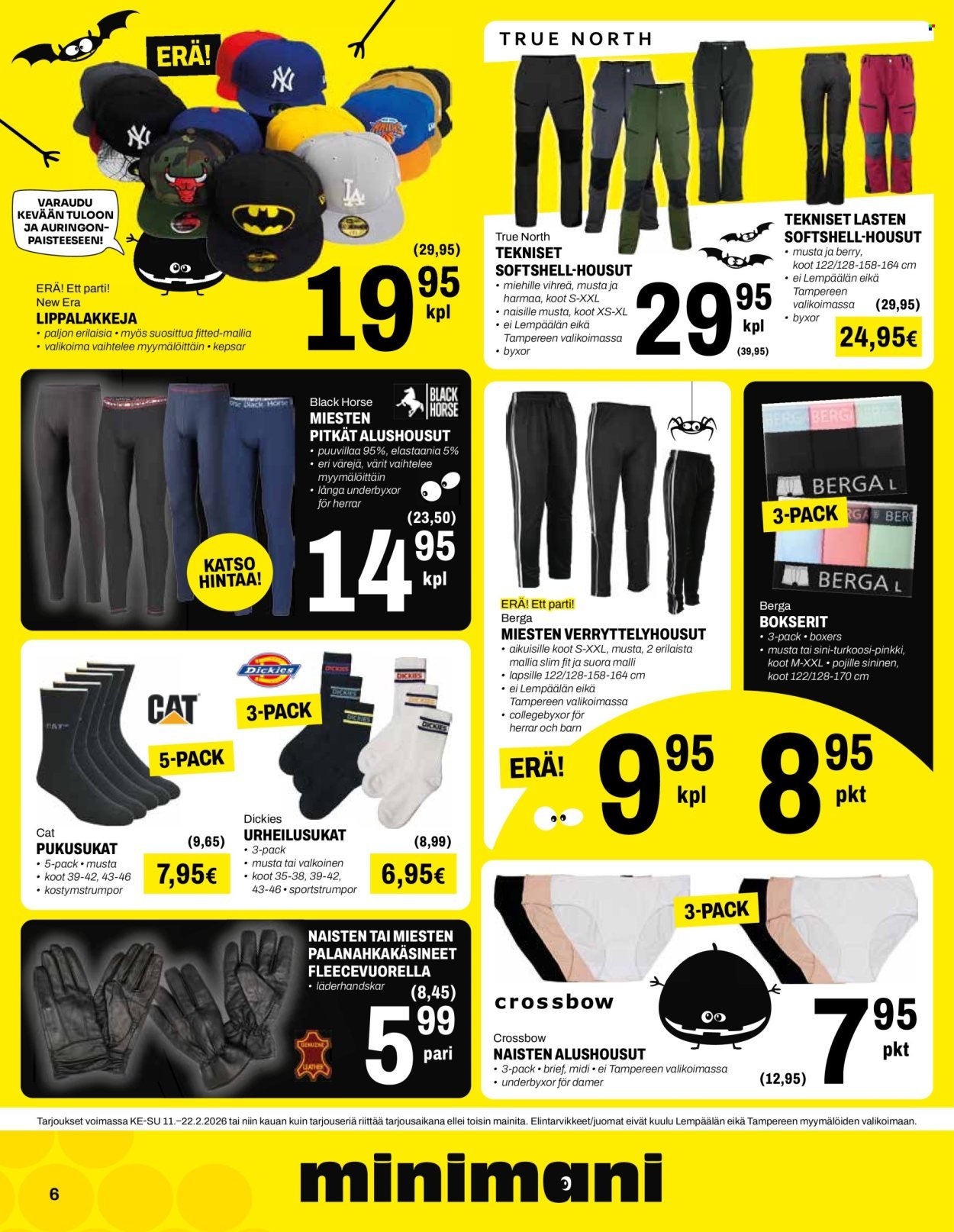 MINIMANI tarjoukset - Alkaen KE 11.2.2026