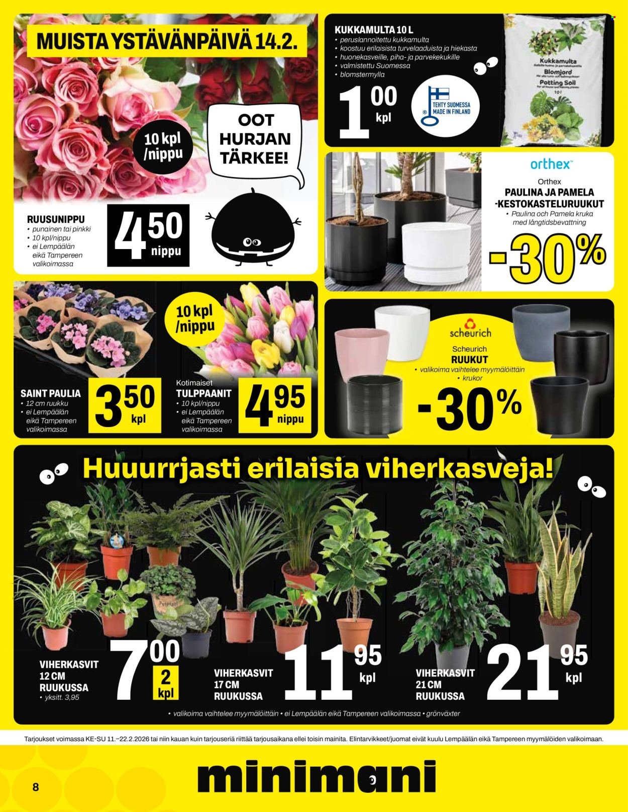 MINIMANI tarjoukset - Alkaen KE 11.2.2026