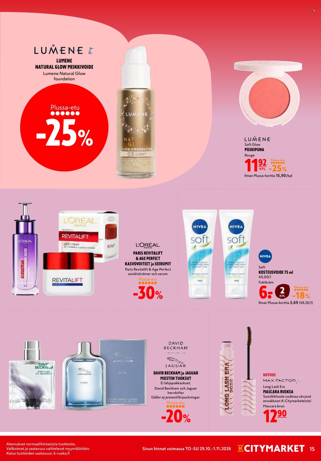 K-CITYMARKET tarjoukset - Alkaen TO 29.10.2026