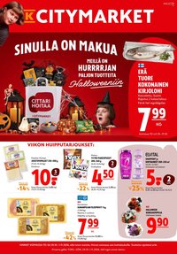 K-CITYMARKET tarjoukset - Alkaen TO 29.10.2026
