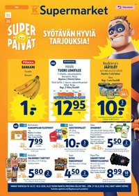 K-SUPERMARKET tarjoukset - Syötävän hyviä tarjouksia