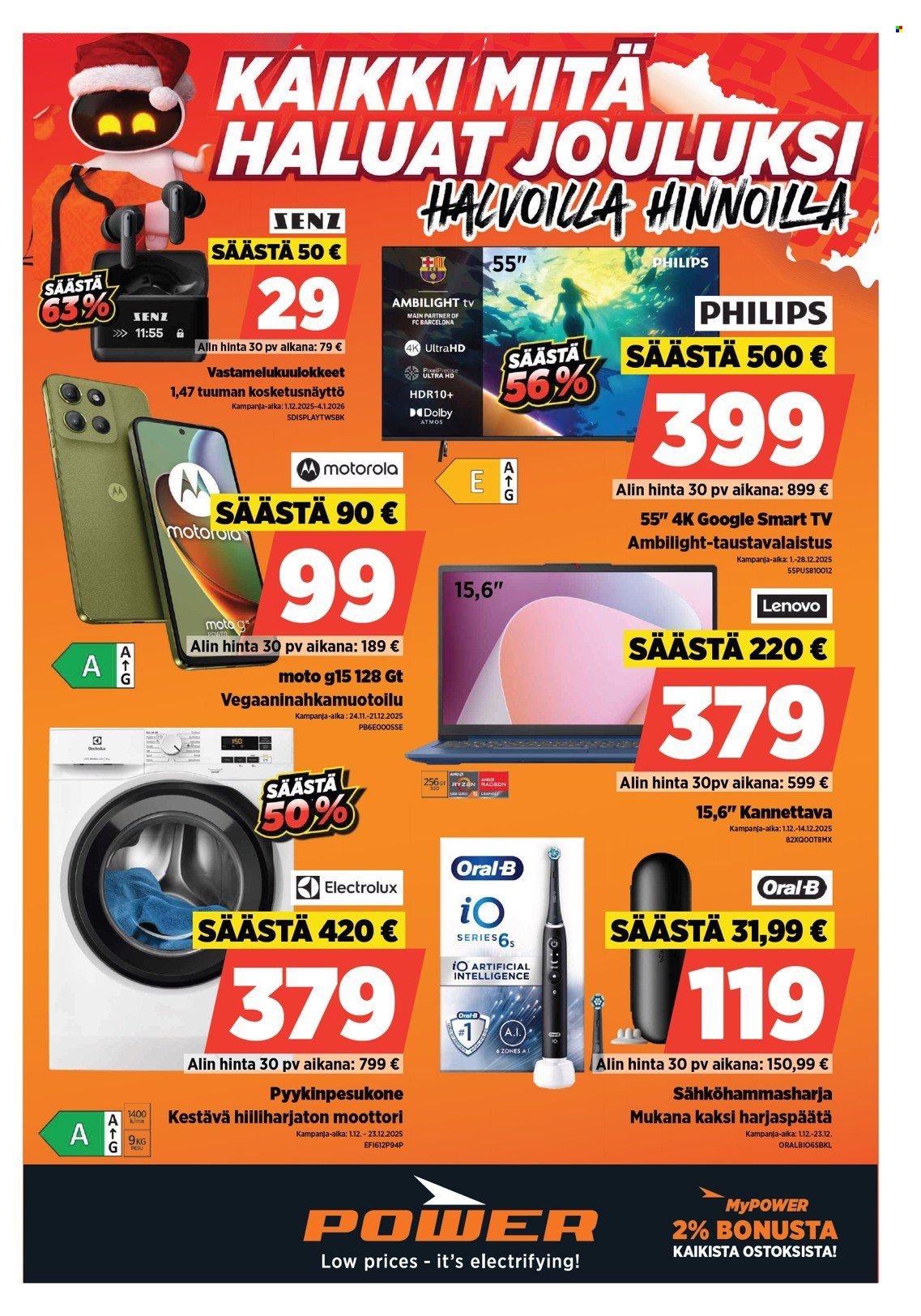 POWER tarjoukset - Joulukuu 2025